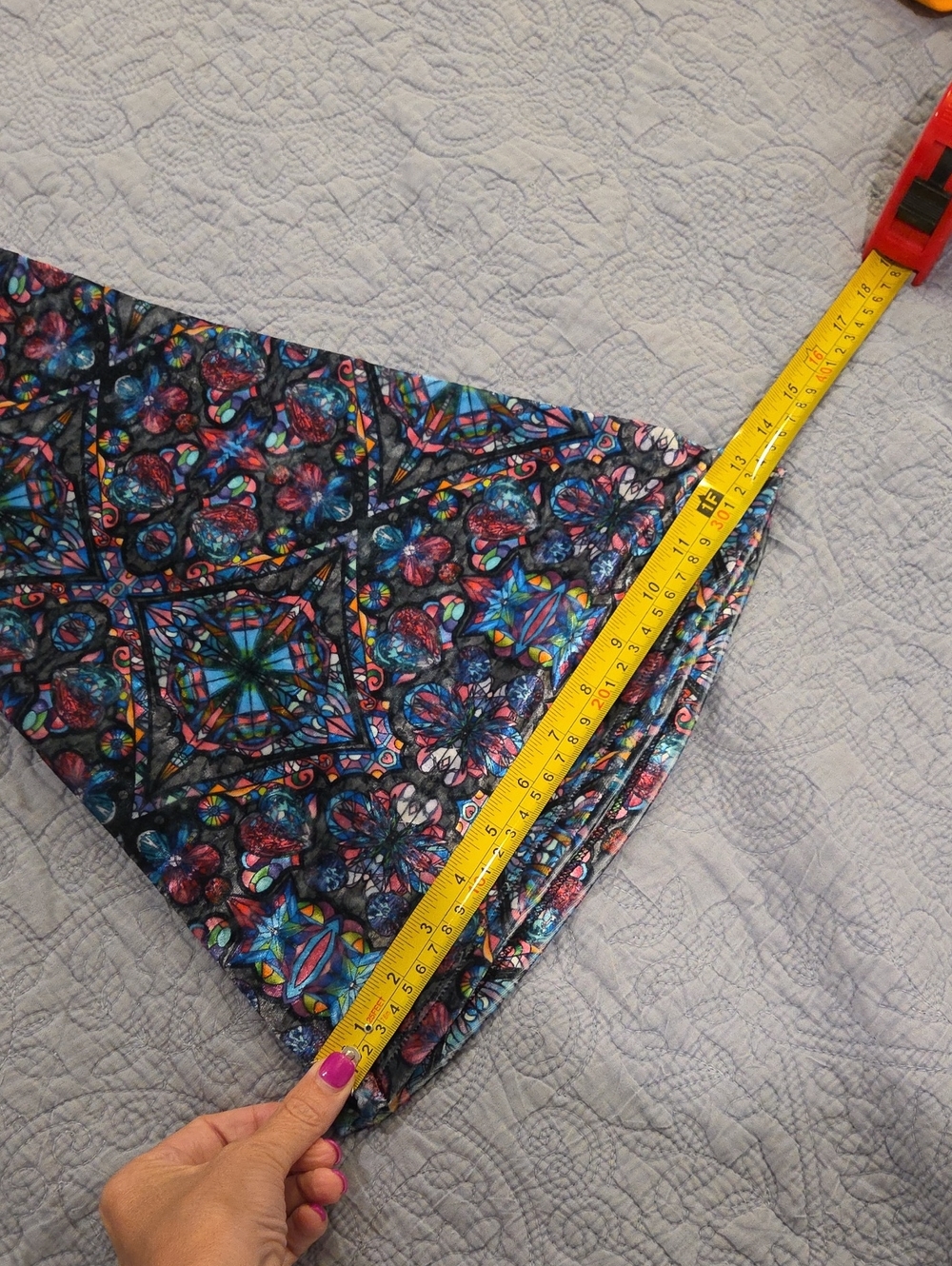 Warrior Within Designs x Love on Haight Ellie Paisley "Cathedral" Velvet Flares! - Picture 8 of 9
